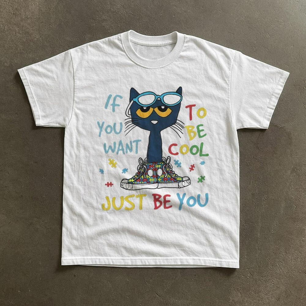 Gildan Just Be You Cat Graphic Tee Style